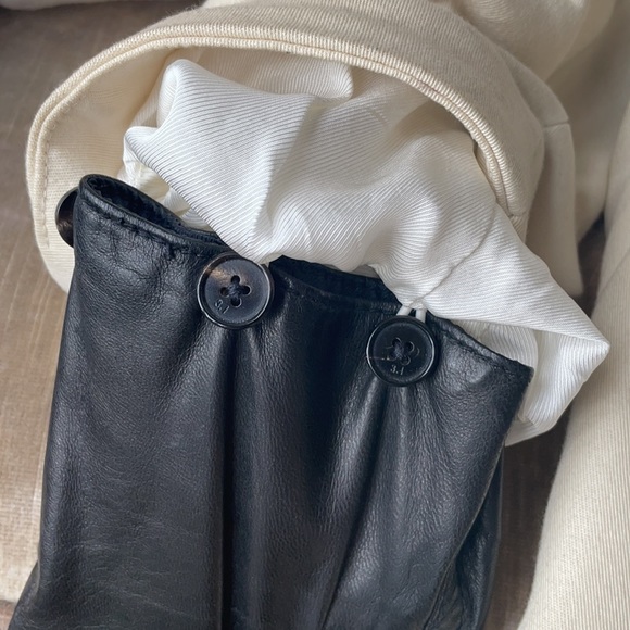 Phillip Lim jacket with leather sleeves. - Picture 2 of 2